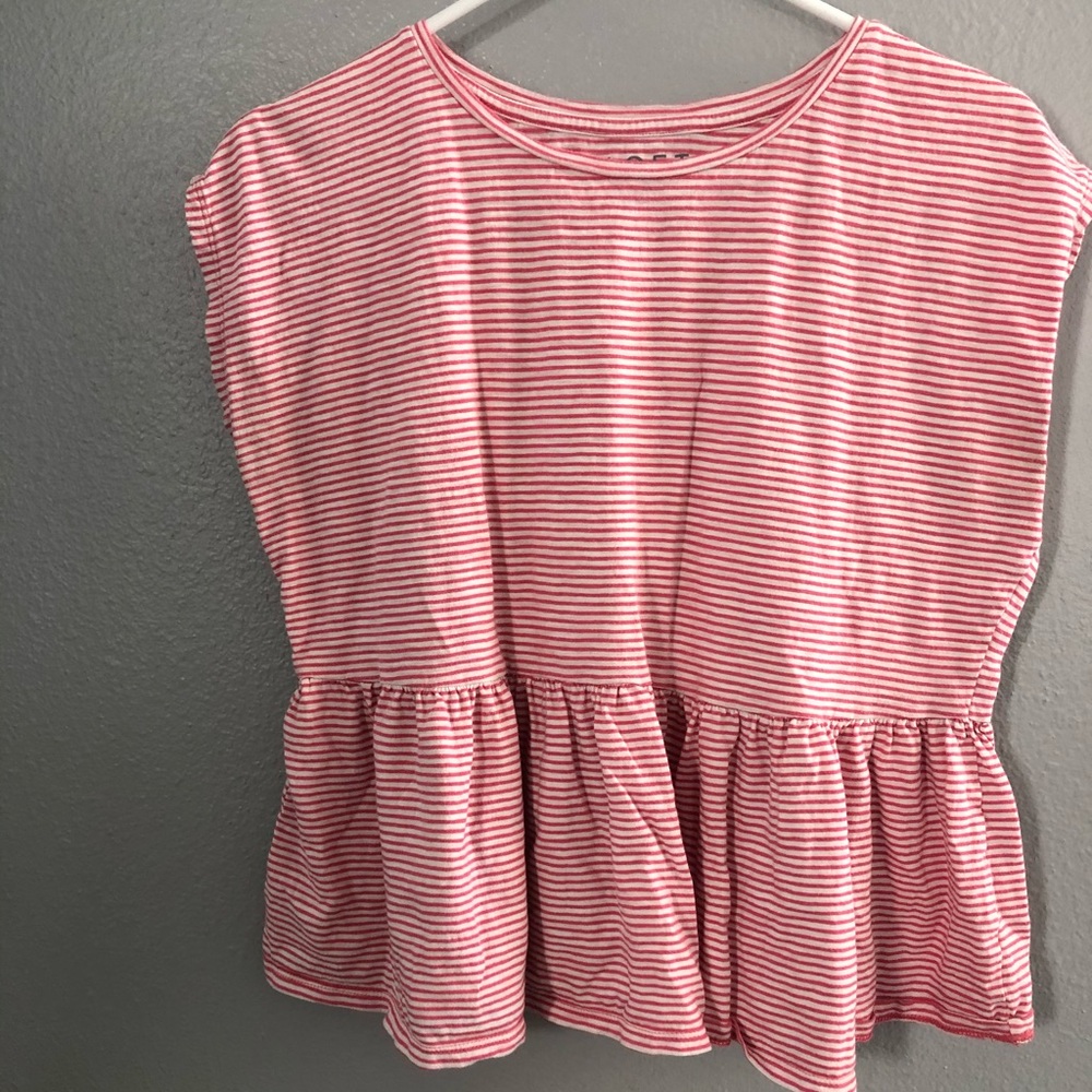 Loft peplum tee